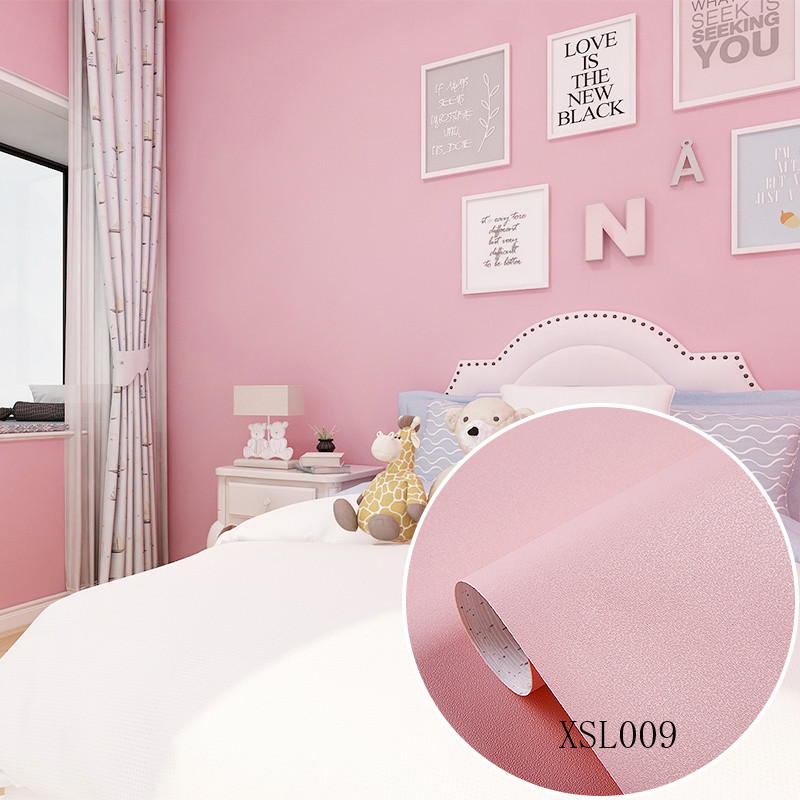 Indoor Decoration Black PVC Wallpaper with Waterproof Self Adhesive Roll Size 0.60m * 10m