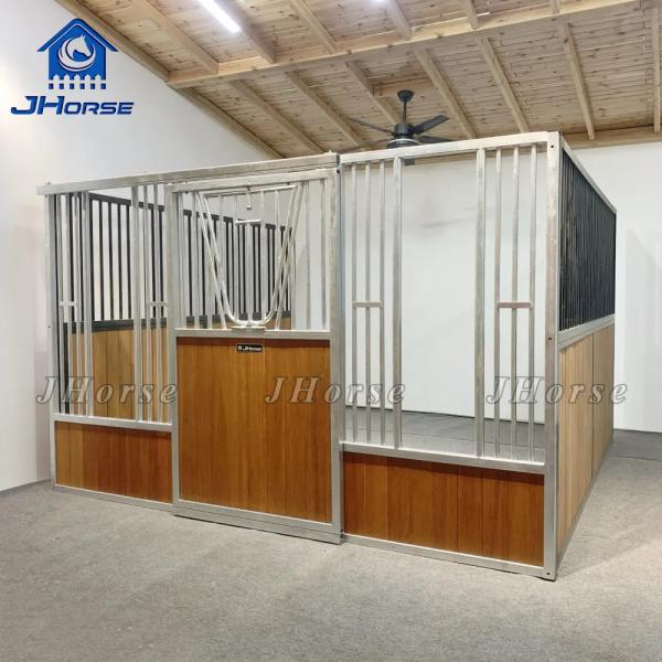 Buy cheap Horse Farm Equipment Horse Stall Panels High Resistant Bamboo Horse Stable Fronts Anti Insect With Sliding Door from wholesalers