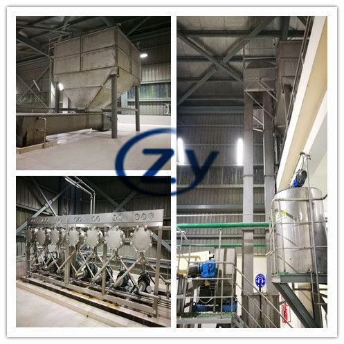 45kw SS304 Centrifugal Extract Tapioca Starch Machine Rasping Desanding