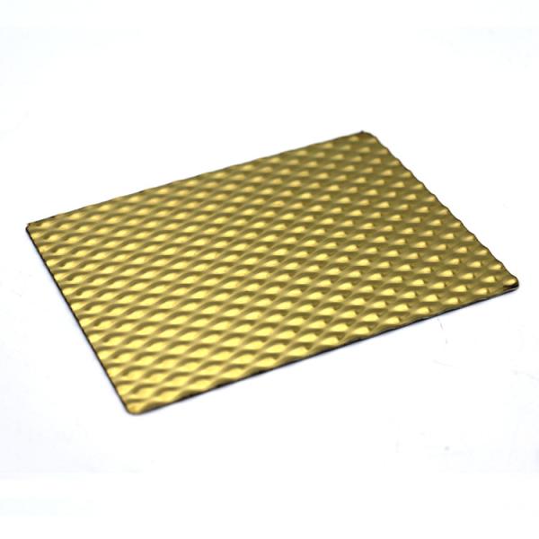 Buy cheap PVD Ti Coating Colored Stamped Stainless Steel Sheet Wall Panel from wholesalers