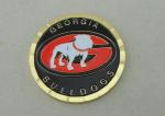 Diamond Cut Edge Personalized Coins By Brass Stamped And Box Packing
