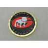 Buy cheap Diamond Cut Edge Personalized Coins By Brass Stamped And Box Packing from wholesalers