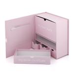 Biodegradable Custom DIY Storage Printing Paper Box Baby Pink Gift Set Newborn