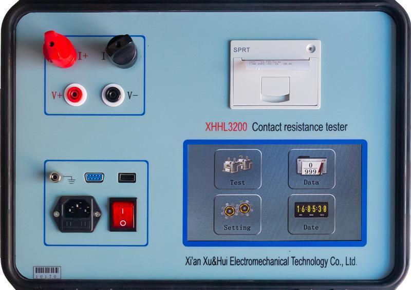 Loop Resistance Tester Test Current 100A 200A Contact Resistance Tester Switch Tester