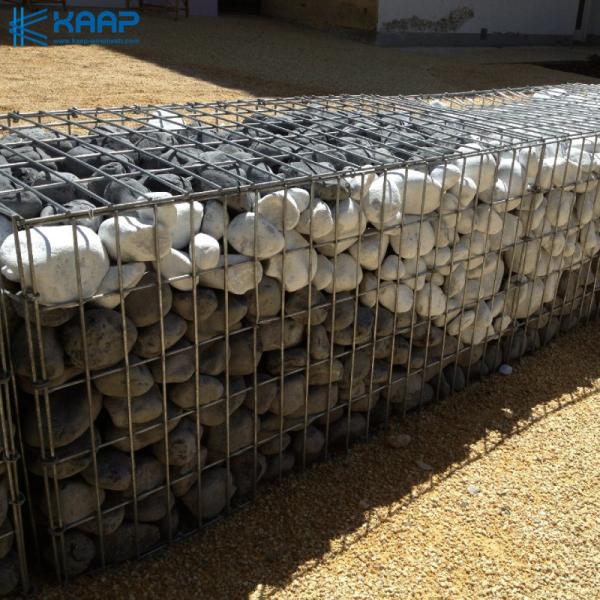 Buy cheap 1x0.3x0.7m Welded Gabion Baskets Stone Retaining Wall Garden Decoration from wholesalers