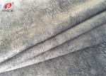 Customized Color Sofa Cover Grey Velvet Upholstery Fabric For Furniture