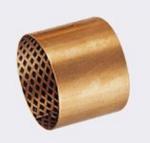 150N/mm² Oilless Lubrication CuSn8P Bronze Graphite Bushings