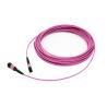 Buy cheap Telecom 8/12/24F OM4 MPO Cable Fiber Optic Mtp Patch Cord 3mm from wholesalers