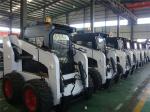 1200kg Small Bobcat Skid Steer , Quick Coupler Bobcat Track Skid Steer