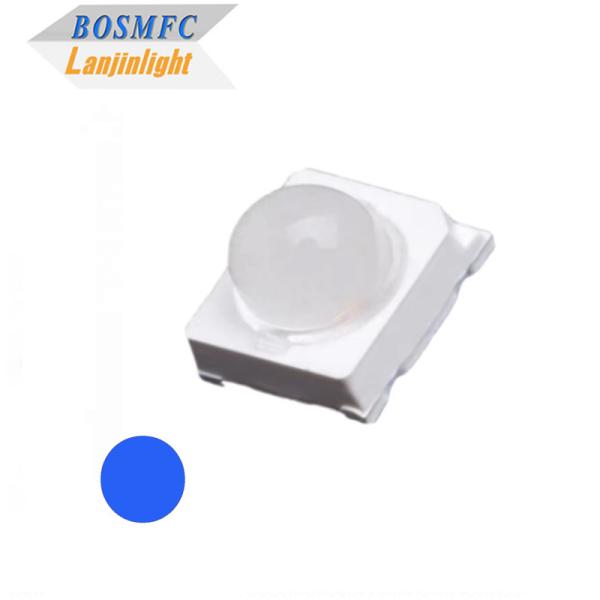 Buy cheap Small View Angle 30 Degree 60 Degree 6000mcd Blue 2835 SMD LED With Dome Lens For Traffic LED Signs from wholesalers