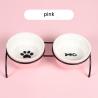 Buy cheap Ceramic Cat Food Basin Double Bowls Protect Cervical Vertebra from wholesalers