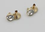 Exquisite Metal Shoelace Eyelets Silver Gold Customized Color For Ladies Shoes