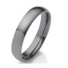 Buy cheap Silver Tantalum Ring Jewelry Polished Dome Blank Wedding Ring from wholesalers
