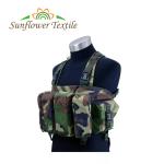 Nylon Camping Tactical Chest Rig Magazine Pouches Vest Adjustable Size