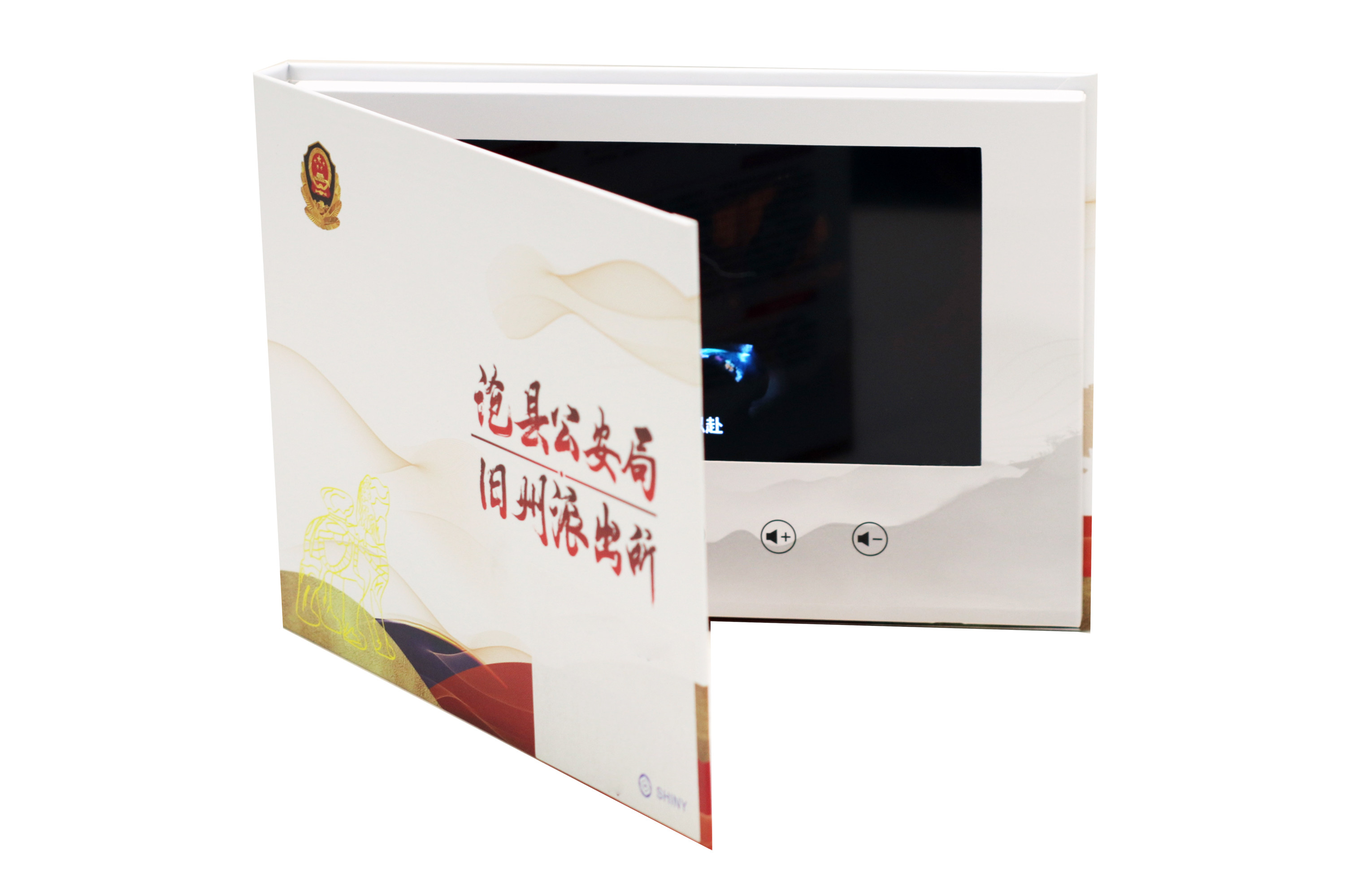 256MB LCD Video Business Cards Customized For Promotion/advertising/Wedding