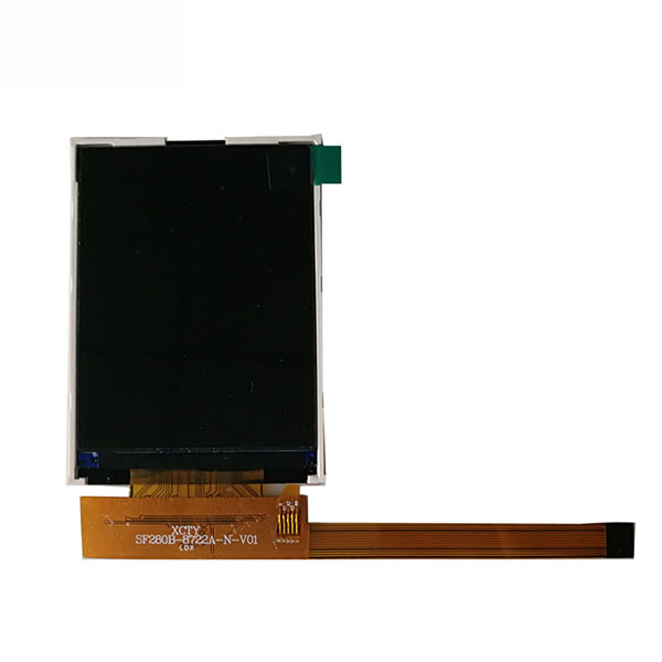2.8 Inch TFT LCD Display Manufacturer China 240x320 Dots TN SPI Serial Interface