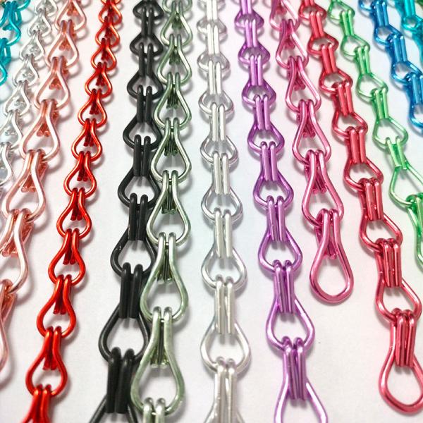 Aluminum Curtain For Ceiling Decoration Fly Curtain Metal Chain Fly Pest Insect