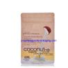 Buy cheap Zip lock kraft paper pouch bag, stand up kraft zipper bag for coconut milk from wholesalers