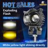 Buy cheap 2 LED Owl Yellow White Flash Color MINI Projector Light For Motorcycle from wholesalers