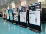 Outdoor Floor Standing Digital Signage touch screen information kiosk Dual