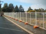 Welded pipe metal Galvanized Steel Temporary Fence