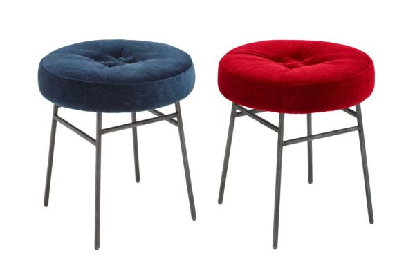 Buy cheap Metal Ilot Counter Height Stools , Multi Colors Upholstered Dining Chairs from wholesalers