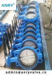 Soft Sealing Stainless Steel PTFE Seats CI Body Wafer Lug Type Butterfly Valve