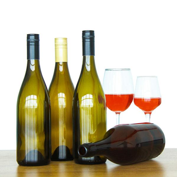 Buy cheap Empty 750ml Bordeaux Wine Glass Bottle With Wooden Cork Lid from wholesalers