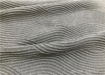 Good Shape Retention Athletic Knit Fabric , Grey Fabrics Used For Activewear
