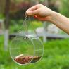 Buy cheap JYD Round Acrylic Feeder Garden Acrylic Hanging Bird Feeder Custom Thickness from wholesalers