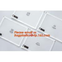 Buy cheap hot selling cheap A4, A5, A6, B5 transparent plastic pe zip lock files bag /zip wallet with printing product
