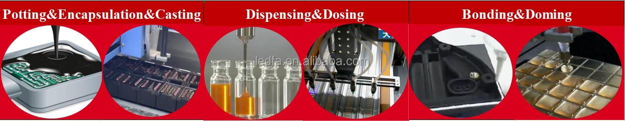 POLYWOOD CASE 3 Axis Automatic Liquid Syringe Glue Dispensing Robot with Vision System