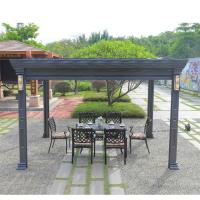 Buy cheap Customizable Aluminum Louvered Luxury Motorised Modern Outdoor Pergola product