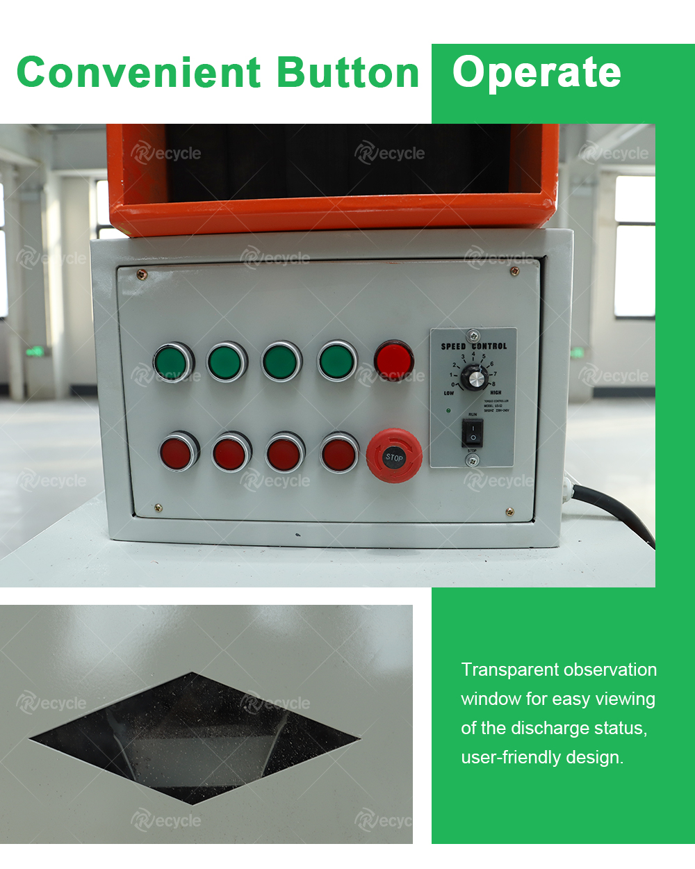 Scrap Copper Wire Cable Recycling Machine for Customer's Requirement 50-80Kg/H Output