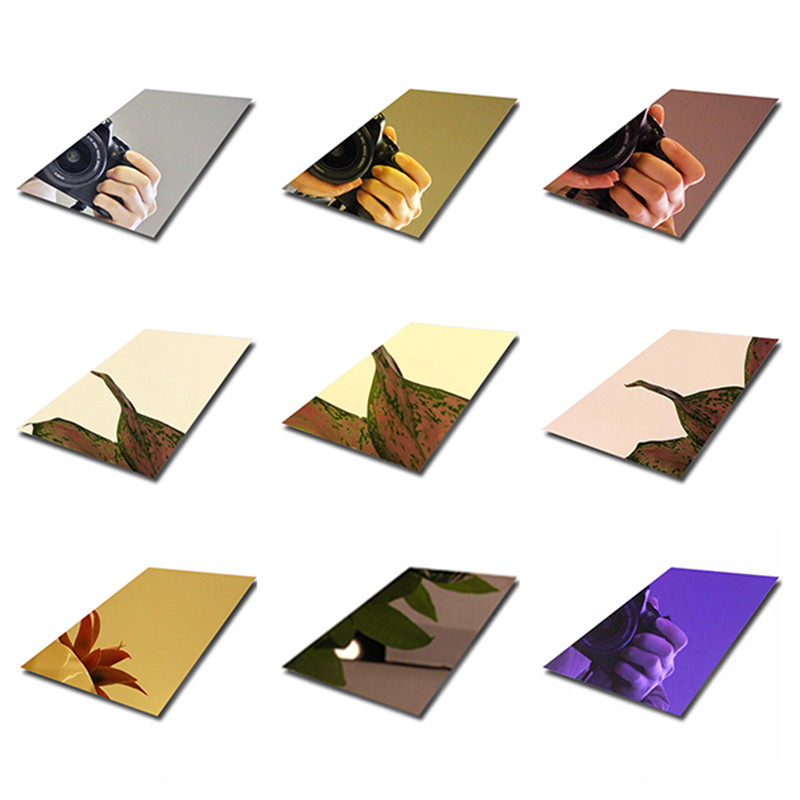 Super Mirror Polished Stainless Steel Sheet Cut To Size Mirror Finish SS Sheet