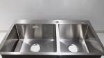 Two Bowl Drop In topmount stainless steel kitchen sink Contemporary