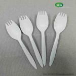 5.5 Inch Bioplastic Spork Great For School Lunch, Picnics Or Restaurant Pure