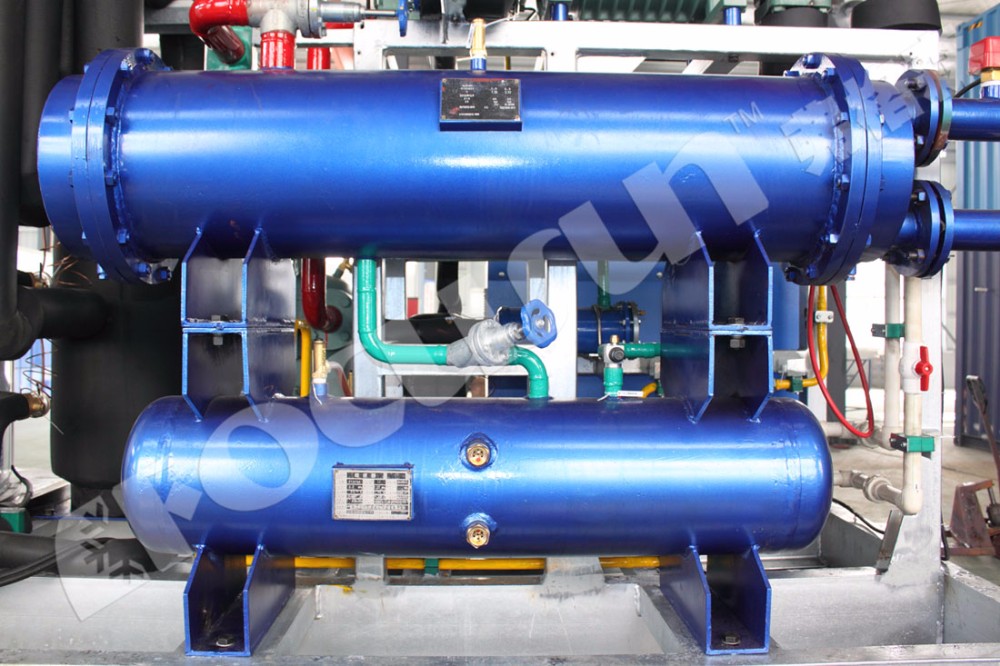 Water Cooling 10 Ton Cube Ice Machine for Industrial Ice Production Plant