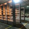 Buy cheap Golden Stainless Steel Metal Frame Black Glass Top Wine Shelves from wholesalers