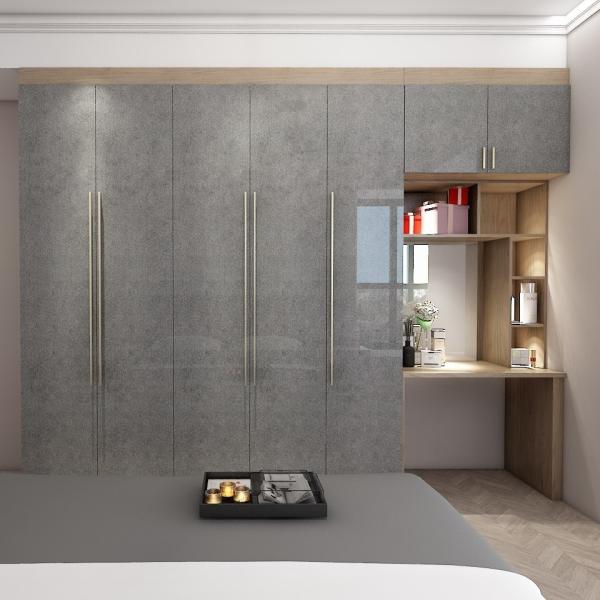 Buy cheap 15mm Swing Door Closet Custom Fitted Wardrobe Dressing Room from wholesalers