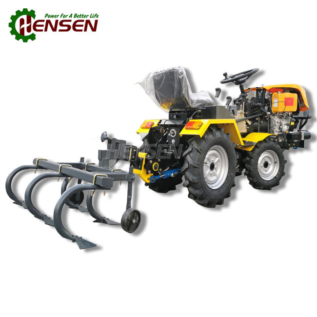 12HP-18HP Four Wheel Drive Lawn Tractor Multipurpose Tractor With Various Plows