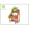 Buy cheap Eco - Friendly Bamboo Flower Pots Succulent Containers Thickness 9mm from wholesalers