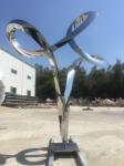 Garden Outdoor Metal Sculpture Metal Abstract Style For Square Decoration