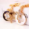 Buy cheap Perfume Bottle Key Chain Ornaments Diamond Studded Irregular Shape from wholesalers