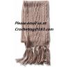Buy cheap 100%acrylic jacquard knitted scarf,fashion hand knitting scarf, knitted scarf hat and glov from wholesalers
