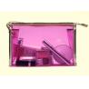 Buy cheap Customized Transparent Waterproof Zipper Plastic Travel PVC Cosmetic Bag from wholesalers