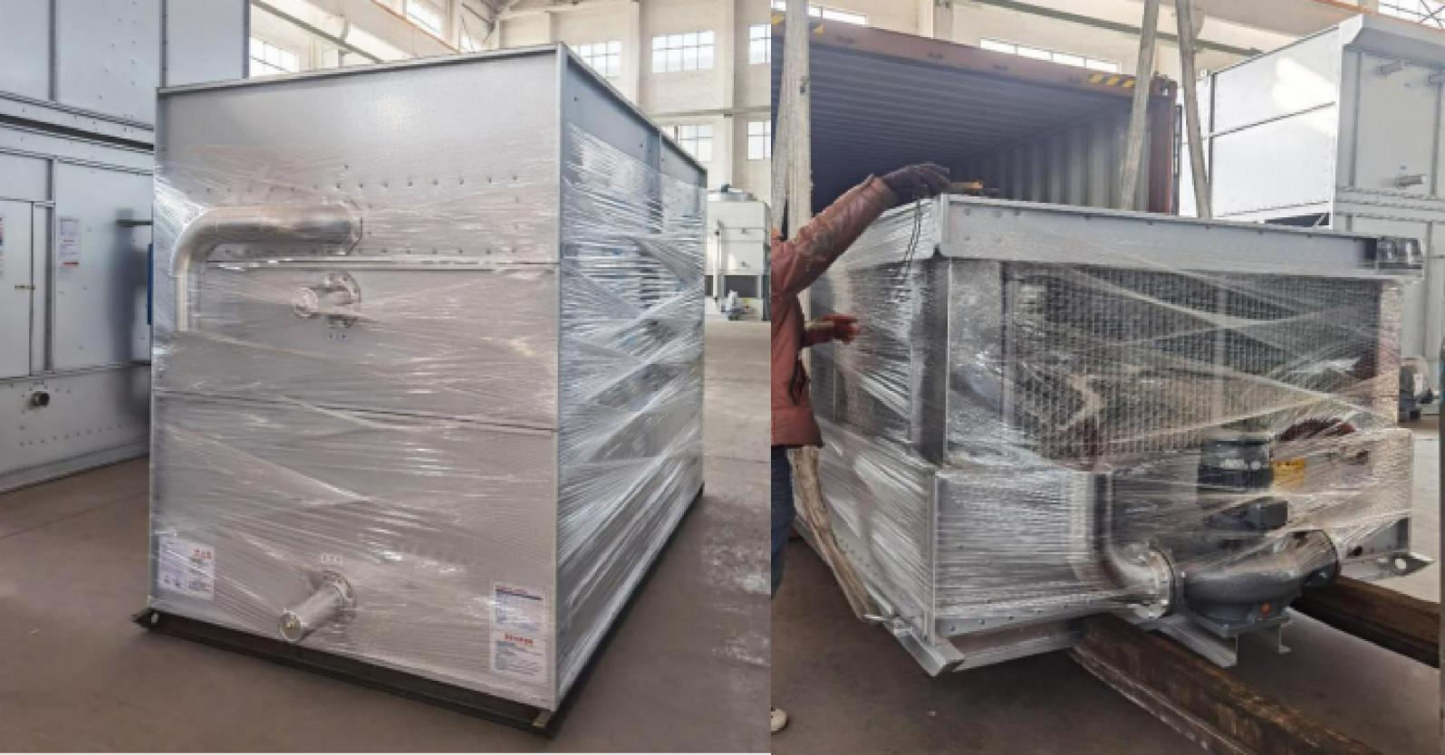 80 Ton Cooling Tower Exporter Square Closed Loop Type Counter Flow Water Cooling Tower