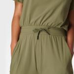 4 Way Stretchy Womens Loungewear Set Nylon Spandex Loose Yoga Jumpsuit