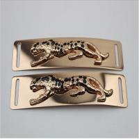 Buy cheap Personalized light gold metal curved sneaker shoe lace shoelace charms metal product