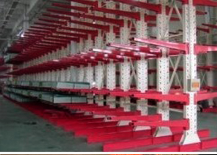 Carbon Steel Cantilever Pallet Racking Double Sided Heavy Duty Industrial Cantilever Shelving